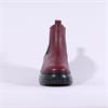 Wonders Platform Chunky Sole Gusset Boot - Burgundy Leather